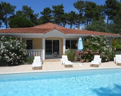 Hotel Villa Eden Park, 3 Bedrooms, Wifi, Private Pool, Garden (Lacanau, Frankrig)