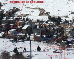 Tüm Ev/Apart Daire T2 Apartment, Snow Front, 50M Esf And Private Parking, Residence Le Coolidge (Mont-de-Lans, Fransa)