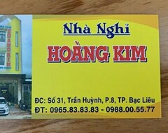 Hotel HoÀng Kim Motel (Bac Lieu, Vietnam)