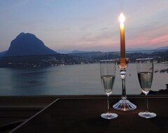 Tüm Ev/Apart Daire Breathtaking View For A Romantic Stay (Lugano, İsviçre)