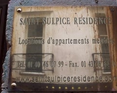 Khách sạn Résidence Hôtelière Saint Sulpice (Paris, Pháp)