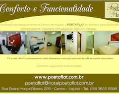 Căn hộ có phục vụ Hotel Poeta Flat (Itajubá, Brazil)