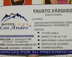 HOTEL LOS ANDES (Cutervo, Peru)