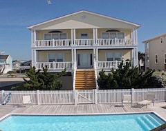 Tüm Ev/Apart Daire Oceanfront W/ Heated Pool By Pier, Great Fr Families. Open Now For 2020! (Holden Beach, ABD)