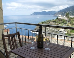 Tüm Ev/Apart Daire Da Paulin - Rosa Di Mare Apartment - Balcony Wonderful Sea View - Wash Machine (Manarola, İtalya)