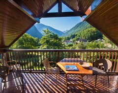 Hele huset/lejligheden T2 Calm Mountain View, 600M Luchon Center, Large South Loggia, 3Rd Floor (Bagnères-de-Luchon, Frankrig)