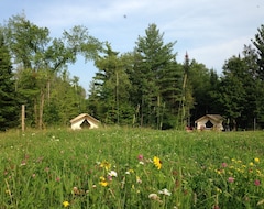 Hele huset/lejligheden Glamp Thomas On Adk Farm Offers Privacy, Stargazing And Mountain Views (North River, USA)