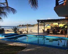 Toàn bộ căn nhà/căn hộ Beachfront Villa C/W Private Pool 3Br/3.5 Ba On Secluded Beach (Huatulco, Mexico)