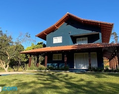 Toàn bộ căn nhà/căn hộ Das Blaue Haus - Casa de Campo incrivel (Doutor Pedrinho, Brazil)