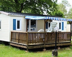 Tüm Ev/Apart Daire Camping Les Pêcheurs - Mobil Home Premium 3 Rooms 5 People (Pont-de-Poitte, Fransa)