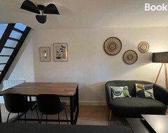 Toàn bộ căn nhà/căn hộ F2 Bis (seconde Chambre Dans Bureau 8 M2) Refait A Neuf Decore Par Architecte Dans Corps De Ferme Au Calme (Mouvaux, Pháp)