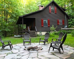 Tüm Ev/Apart Daire Charming Delaware River Front Cabin, Vacation Rental between Poconos/Catskills (Honesdale, ABD)