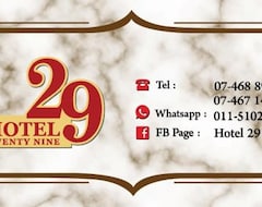 Khách sạn Twenty Nine (Yong Peng, Malaysia)