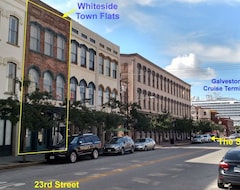 Cijela kuća/apartman Whiteside Town Flats In Galveston'S Historical Downtown Stand District (Galveston, Sjedinjene Američke Države)
