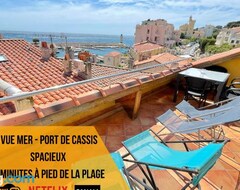 Cijela kuća/apartman La Perle De Cassis / Grande Terrasse Vue Mer - Centre-ville - Spacieux Sur Le Port De Cassis - Wifi/ (Cassis, Francuska)