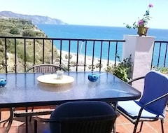 Hele huset/lejligheden Nerja,capistrano Playa,encantadora Casita Adosada Con Wifi Y Aire Acondicionado.maravillosas Vistas . (Nerja, Spanien)
