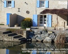 Tüm Ev/Apart Daire Marais Poitevin Gite De Peche Les Volets Bleus, La Taillee, Bord Riviere (La Taillée, Fransa)
