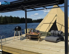Khu cắm trại Tentipi River Camp (Sorsele, Thụy Điển)