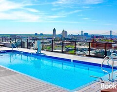 Tüm Ev/Apart Daire Modern Studio 8 Mins To Center City, Rooftop Pool (Philadelphia, ABD)