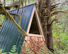 Toàn bộ căn nhà/căn hộ Rustic A-frame Shelter In Enchanted Rain Forest - Site #16 (Forks, Hoa Kỳ)