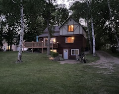 Casa/apartamento entero Beautiful, Secluded Lake Cabin On An Island Peninsula. Detroit Lakes (Audubon, EE. UU.)