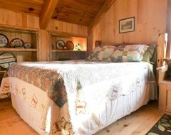 Hele huset/lejligheden Romantic Luxury Creekside Cabin For 2 On 30 Acres Jacuzzi Home Made Bread (Bostic, USA)