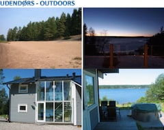 Casa/apartamento entero Luxury Cottage / Ski Chalet Directly To Lake, Sandy Beach & Forest (Gislaved, Suecia)