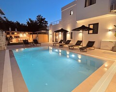 Toàn bộ căn nhà/căn hộ Villa Calma - Boho Chic, Pool, Seaview, Garden, Large And Bright (Kamilari, Hy Lạp)