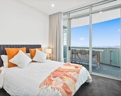 Hele huset/lejligheden Luxury 2bed 2bath Apartment Pool/gym & Ocean Views (Wollongong, Australien)