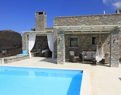 Tüm Ev/Apart Daire Spacious Private Villa With Sea View, Infinity Pool, Garden & Free WiFi (Otzias, Yunanistan)