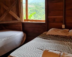 Koko talo/asunto Cozy Cabaña Overlooking A Beautiful Valley. Finca Fajardo Lodge. Rustic Cabin#1 (Paraíso, Costa Rica)