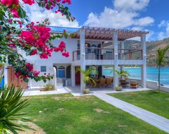 Toàn bộ căn nhà/căn hộ Beach Front Property With Tropical Garden On The Beach (Brewers Bay, British Virgin Islands)