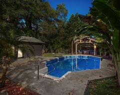 Hele huset/lejligheden City Oasis - Centrally Located, Family-sized House W/ Pool & Sun Room (Tampa, USA)