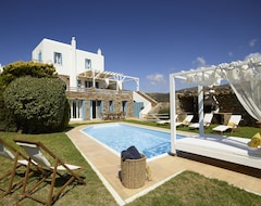 Toàn bộ căn nhà/căn hộ Kato Fellos: Luxurious Cycladic Villas with private swimming pool and gulf view (Gavrio, Hy Lạp)