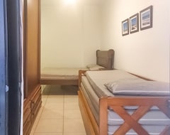 Toàn bộ căn nhà/căn hộ Beautiful And Comfortable Apartment, 3 Bedrooms, 3 Bathrooms, 2 Parking Spaces, Swimming Pool And Barbecue (Praia Grande, Brazil)