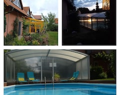 Toàn bộ căn nhà/căn hộ Holiday House With Pool Hall / Sauna, Family U. Tierfreundl. 10 Pers., Winter Garden (Pyrbaum, Đức)