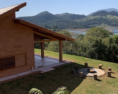 Entire House / Apartment House With Fireplace In Front Of The Dam (Vargem, Brazil)
