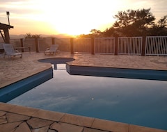 Entire House / Apartment Sitio In Nazare Pta With Pool And Waterfall For 26 People 80 Km From Sao Paulo (Nazaré Paulista, Brazil)
