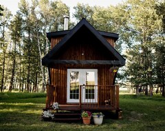 Tüm Ev/Apart Daire Unique Western Style Cabin Surrounded By Nature In A Bison Pasture (Crossfield, Kanada)