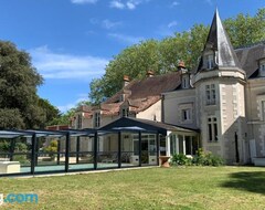 Tüm Ev/Apart Daire Chateau L Hubertiere Avec Piscine Chauffee, Sauna Et Verger (Bouresse, Fransa)