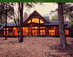 Casa/apartamento entero Rustic Cabin With Elegance On 100 Acres With 15 Acre Private Lake (Union Dale, EE. UU.)