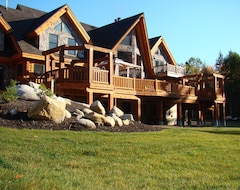 Casa/apartamento entero Casa de lujo frente al lago en 155 acres privados: reuniones familiares, bodas, eventos (Otisfield, EE. UU.)