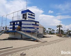 Koko talo/asunto Sainte Marie La Mer : Villa Independante, Plage A Pied A 250 M (Sainte-Marie, Ranska)