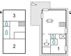 Koko talo/asunto 3 Bedroom Accommodation In Morsalines (Quettehou, Ranska)