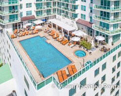 Overlooking The Ocean, Hotel Aria Private Unit, Free Park, Wi-fi, Design (Miami, Sjedinjene Američke Države)