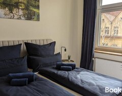 Koko talo/asunto Vilipa-apartments No.5 I Baumwollspinnerei I Kunstkraftwerk - 75m2 I Balkon I Smart-tv I Bad Mit Fussbodenheizung (Leipzig, Saksa)