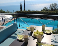Casa/apartamento entero Villa Thalia Sea View, Private Pool, 2 Bedrooms, 1 Bathroom. Eot Licensed. (Petalidi, Grecia)