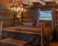 Casa/apartamento entero ¡Nuevo! 5Br Wolf Laurel Resort Log Cabin Con 4 Cubiertas! (Mars Hill, EE. UU.)