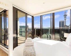 Toàn bộ căn nhà/căn hộ Sleek Central Apartment With A Private Balcony (Auckland, New Zealand)