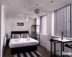 Tüm Ev/Apart Daire Modern Studio Apartment By Old Trafford (Salford, Birleşik Krallık)